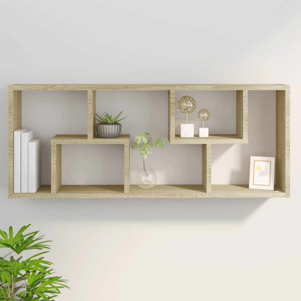 Schlichtes Wandregal, Wandmontiertes Bücherregal, Wanddekor-Aufbewahrungsregal, 36x16x90 Cm