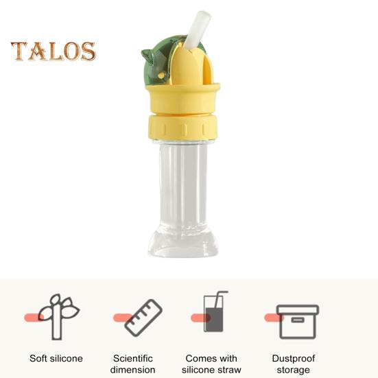 Beverage Water Bottle Straw Lid BPA-Free Twist Cap No Spill Silicone Cover Heat-Resistant Water Bottle Lid Compatible with Most Bottles