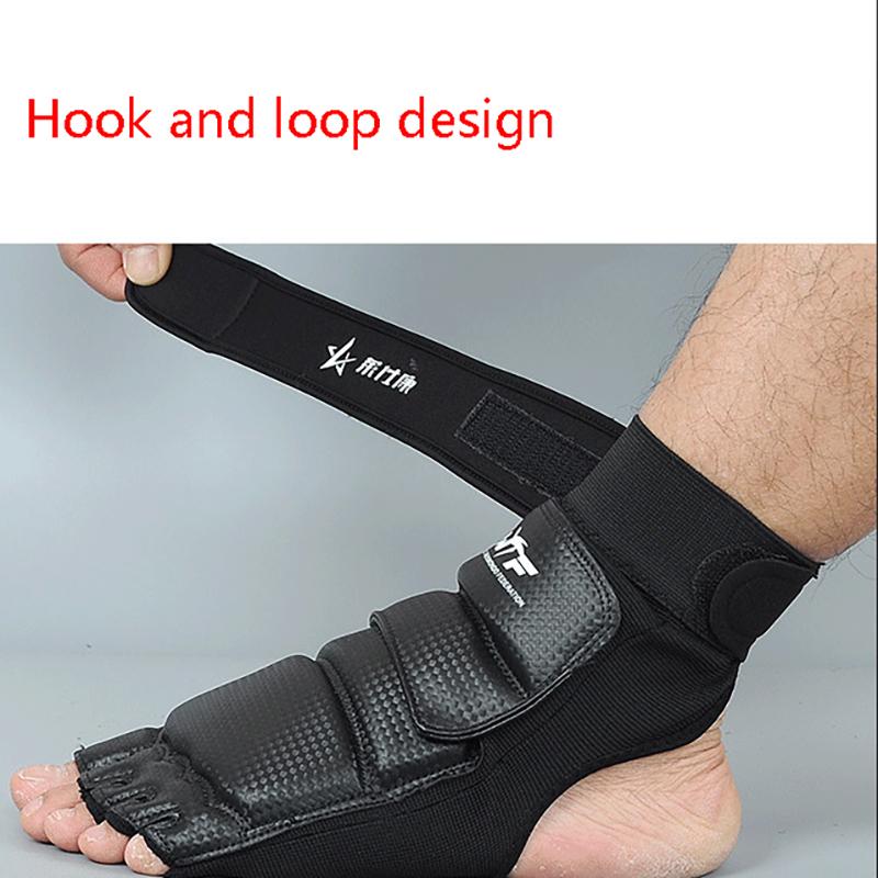 1 pár karate rukavic bojová taekwondo kožené rukavice na nohy vybavení chránič prstů box ochrana rukou a nohou chrániče