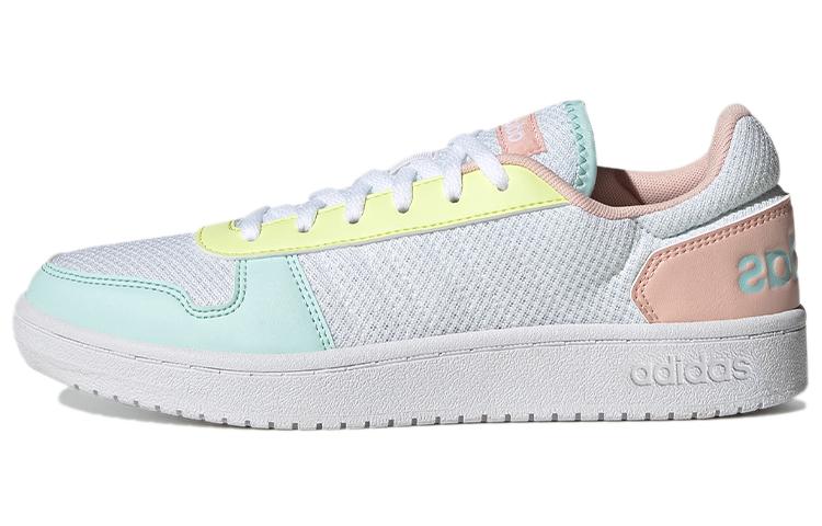 Adidas Hoops 2.0  White Pink Blue  Women s GY7528 40