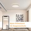 Plafonnier LED - NETTLIFE - Ciel étoilé rond noir - Dimmable - Télécommande incluse - Ø27 cm