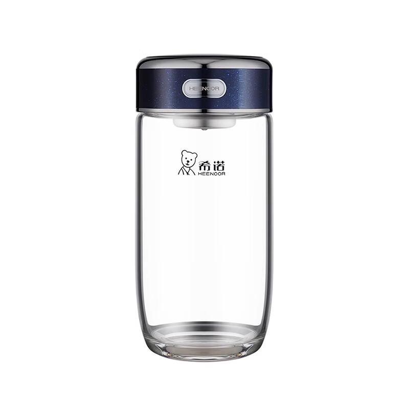 Xinuo Thickened Borosilicate Glass Car Water Bottle