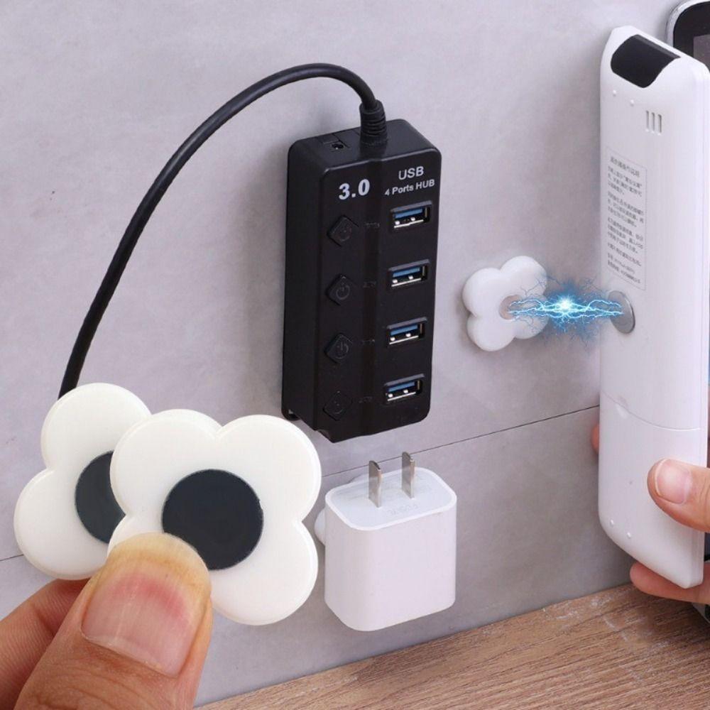Air Conditioning TV Adsorption Buckle Self-adhesive Organizer Hooks Fashion Remote Control Holder