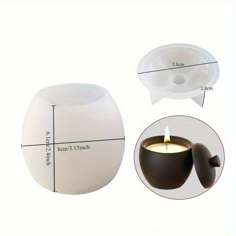 Pear-shaped Hazelnut Candle Cup Silicone Mould DIY Flower Pot Candle Holder Storage Box Resin Mould Crafts Home Decoration