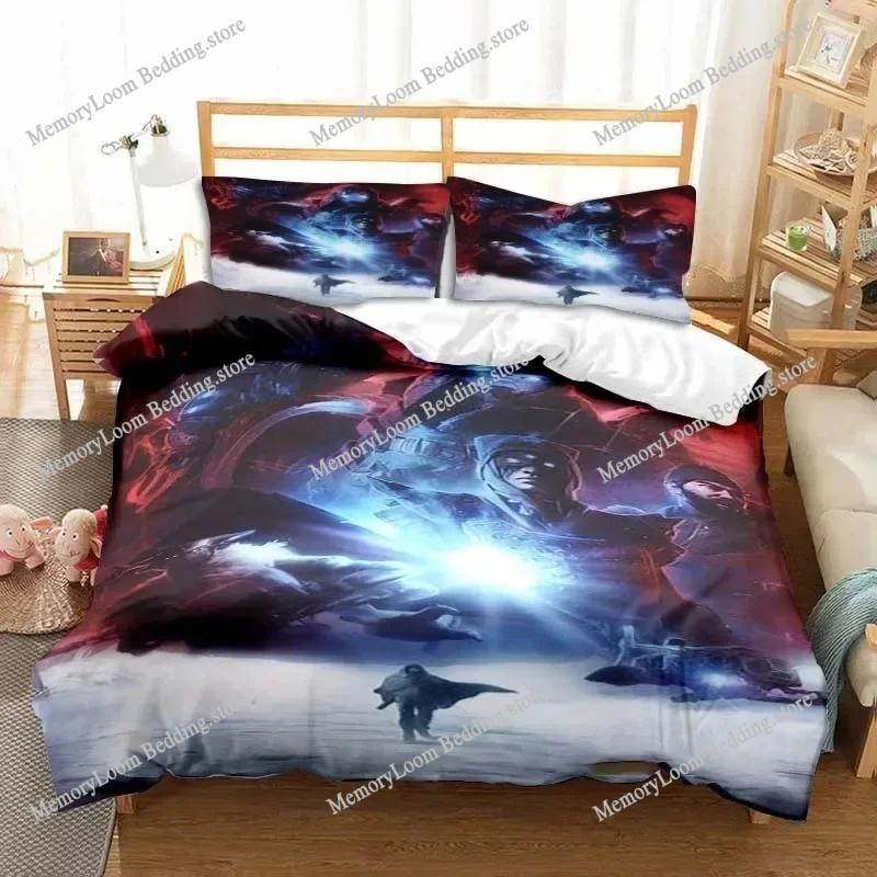 Game Cool Destiny Bedding Set Boys Girls Twin/Queen/King Size Duvet Cover Pillowcase Bed Kids Adult Cozy Soft Home Textile