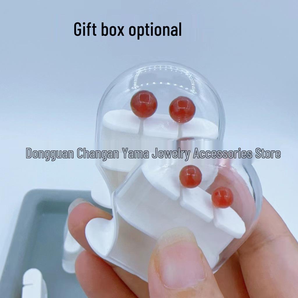 

Роскошная акриловая прозрачная подарочная коробка для серег-пусет и кольца