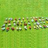 100 Painted Seated Figures 100pcs All Seated Figures Model People Figures