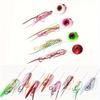 10PCS Silicone Skirts Streamer Lures Trailers Integrated Spinnerbait Buzzbait Rubber Jig Lures Fly Tying Materials