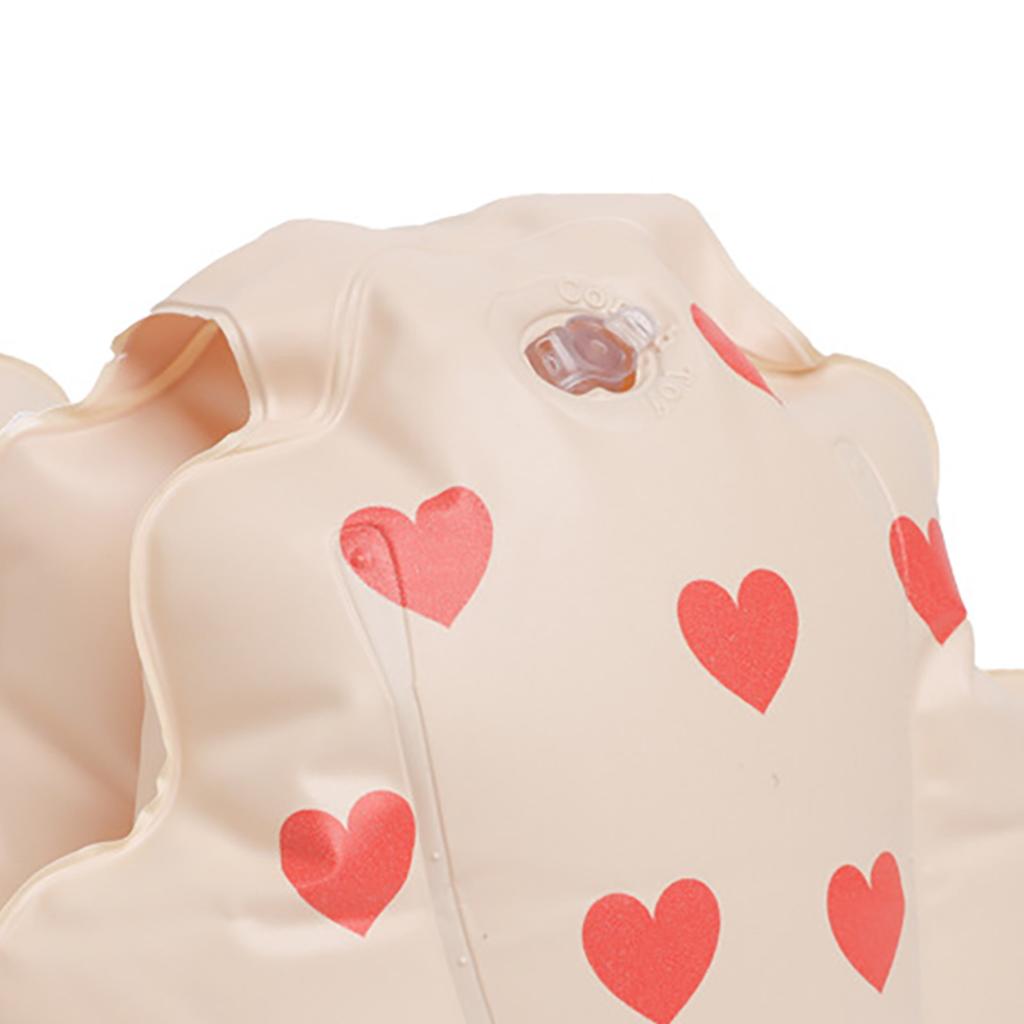 Kids Swim Arm Band Cute Cartoon Swimming Wings Pool Floats Sleeve Toddlers Water Sports Learning Swim Training Equipment Heart