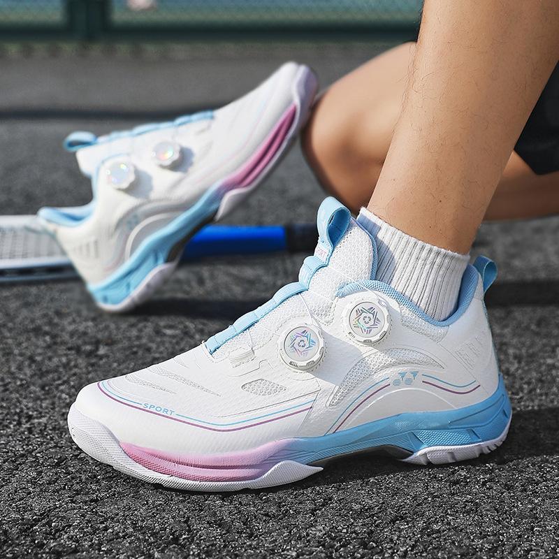 2025 new badminton shoes men's and women's non-slip on the ground professional competition training special couple volleyball sports shoes