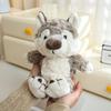 Latest Grey Little Wolf Doll Kawaii Stuffed Plush Toy Handmade Doll Cartoon Anime Cute Pillow Children's Birthday Gift Doll