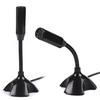 Mini Condenser USB 2.0 Microphone Flexible Desktop Stand Mic for PC Laptop