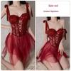 Gorgeous Slimming Mesh See-Through Padded Underwire Camisole Nightgown Set for Women