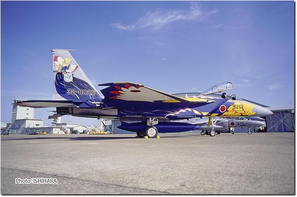 PLATZ JASDF Eagle 204th Squadron 10th Anniversary Painted Machine Mystic Eagle 1995 Plastic Model 1/72 F-15J F-15 AC-100 (Airplane)