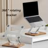 Portable Ergonomic Computer Stand Featuring 360 Rotatable Design and Height Adjustment for Better Cooling