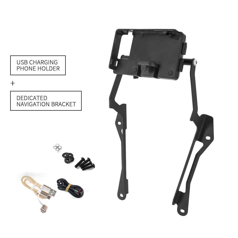 For TIGER 1200 TIGER1200 GT EXPLORER 2022 - Motorcycle GPS SMART PHONE Windshield Navigation GPS Plate Bracket Adapt Holder