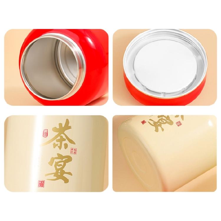 Te Förvaringsburk Organiserare Rostfritt Stål Tebehållare Tomma Godisburkar Lösbladstebehållare Presentförpackning Bestående