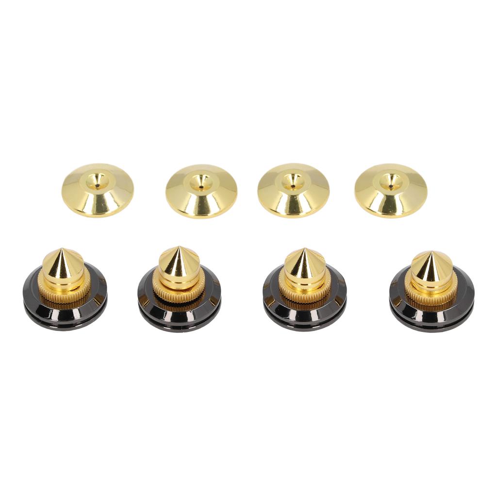 4 Set HiFi Speaker Isolation Feet Professional Metal Vibration Damping Speaker Shock Absorber Pads f