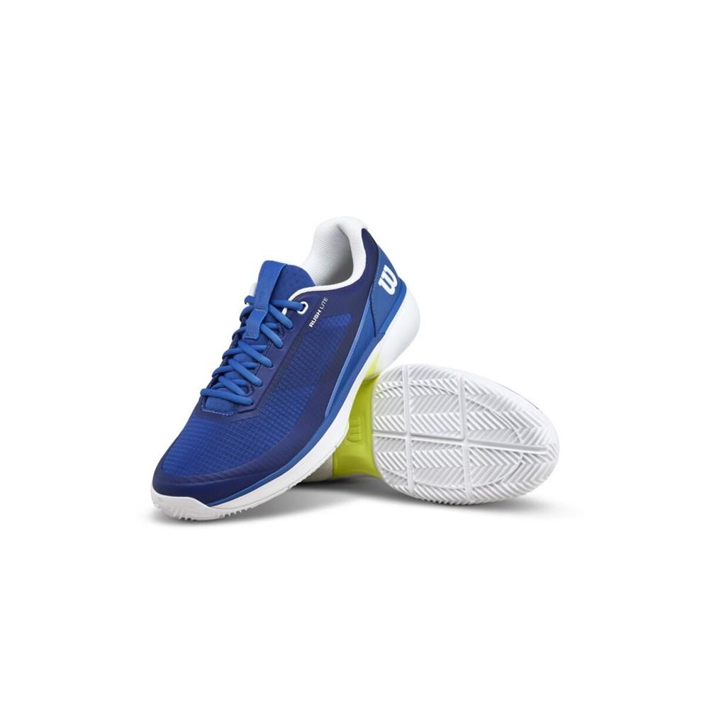 Wilson Rush Lite 5 Clay sneakers breathable mesh blue