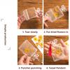 20Pcs DIY Transparent Dried Flower Bookmarks Exquisite Design Creative Floral Plant Clear Bookmarks Decorations