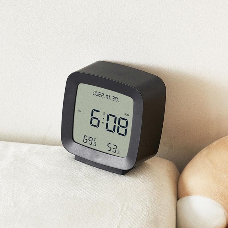 Modern Desk Digital Alarm Clock with Clear Digital Display Perfect for Home and Office Quiet Operation Alarm Clock