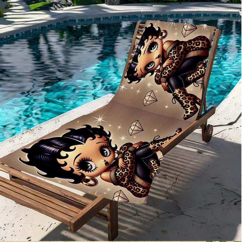 Doll Print Beach Towel, Versatile Lightweight Absorbent Beach Towel for Pool Surf Yoga Bathroom, Perfect Birthday Holiday Gift