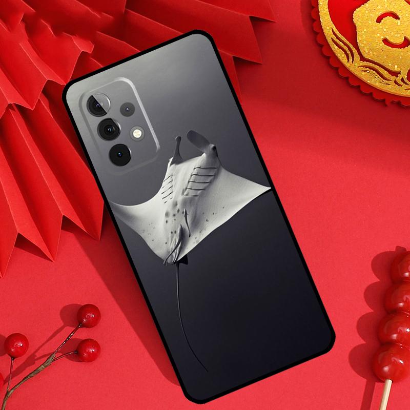 Animal Manta Ray Case For Samsung Galaxy M13 M14 M12 M11 M15 M06 M16 M36 M56 M31 M53 M32 M52 M35 M55 M34 M54