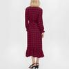 Women's Summer Fashion Long Sleeve Color Dot Boho Corset Dresses