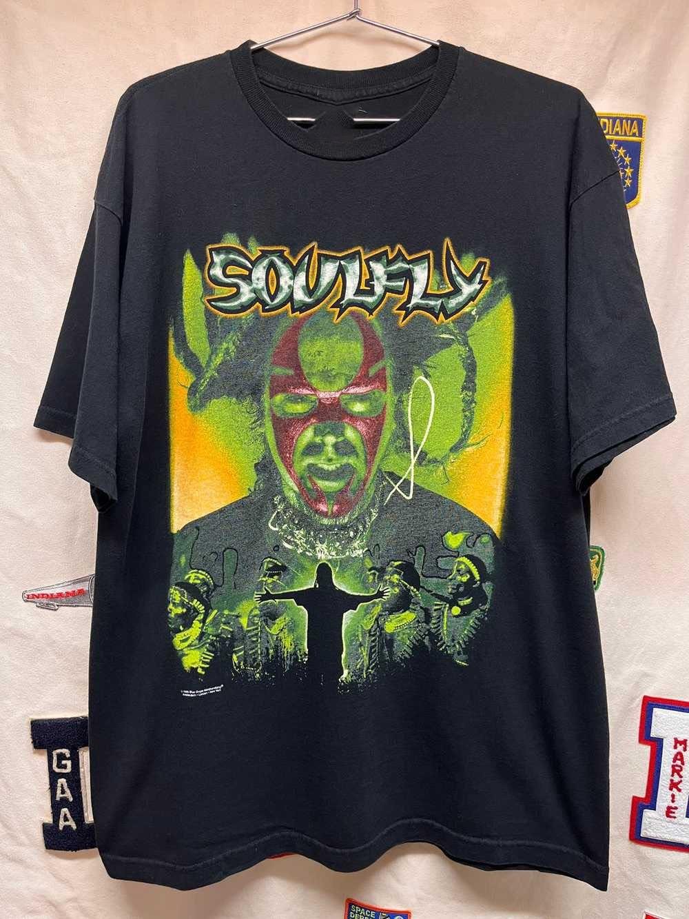 Vtg Soulfly Tribe World Noise Heavy Metal Band 1999 S-5XL UR046 FREE SHIPPING XXL
