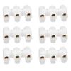 50Pcs Terminal Block Strip FlameRetardant ThroughType Wire Connector 30A Industrial Supplies(3in3out )