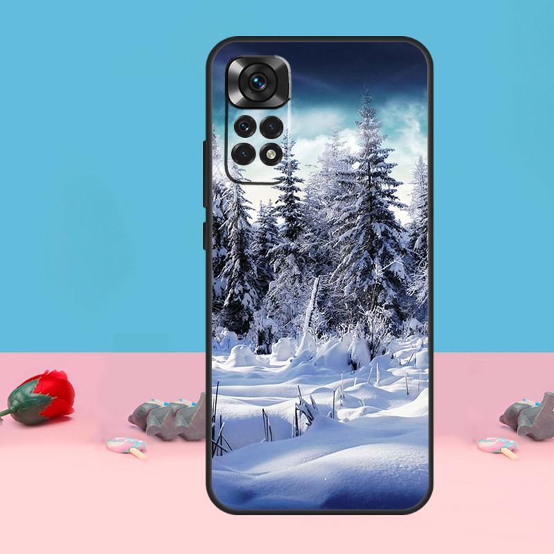 Landscape Winter Light Snow Cover For Xiaomi Redmi Note 14 13 12 9 10 11 Pro 10S 11S 12S Case For Redmi 14C 10C 12C 13C