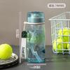 Water bottle simple transparent large capacity plastic cup student fitness sports straw cup outdoor portable rope cup wholesale