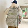 Schoolbag new backpack men's ins trendy cool large-capacity printed bear backpack Korean version of primary and secondary school schoolbag women