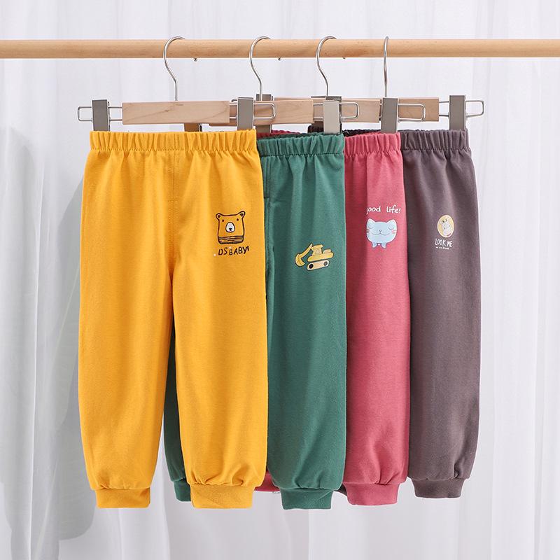 Pure Cotton Kids' Spring/Autumn Pants: Boys' Casual Pants & Girls' Leggings