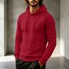 Men's Casual Mid-Length Sweatshirt Long Sleeve Pullover for Everyday Wear