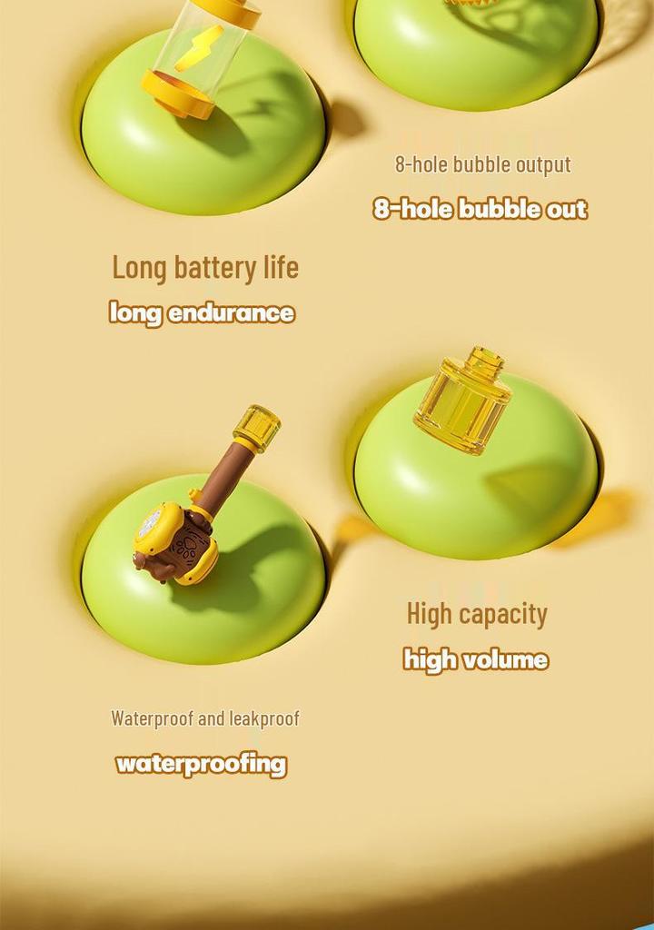 New Arrival: Cute Automatic Children's Bubble Wand - Summer Fun Gift