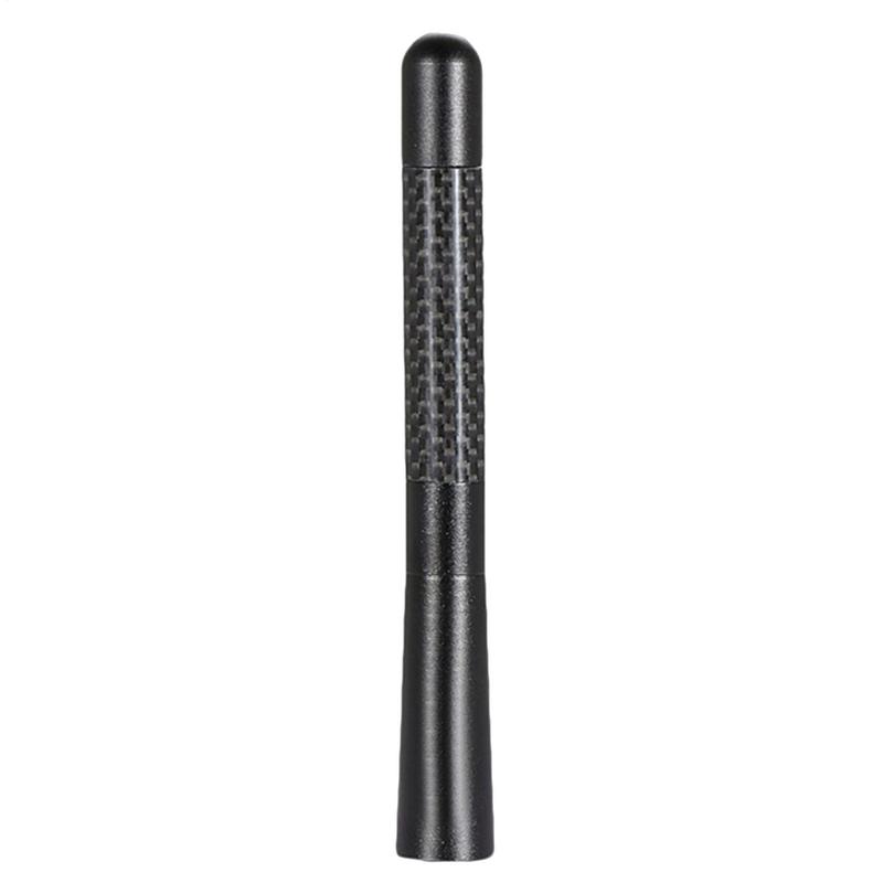 Cars Radio Antenna Carbon Fiber Polished Black Finish Car Truck Antennas Pickup Media Player Audio HD Radio Tuner Amplifier