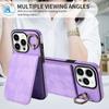 Applicable To iPhone15PRO Lychee Pattern Ring Buckle Up and Down Samsung S23U Card Bag Card Holder Mobile Phone Case