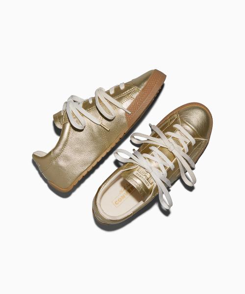 [Converse] Chuck Taylor Low Metallic Leather Utility Sunflower (A20140C)