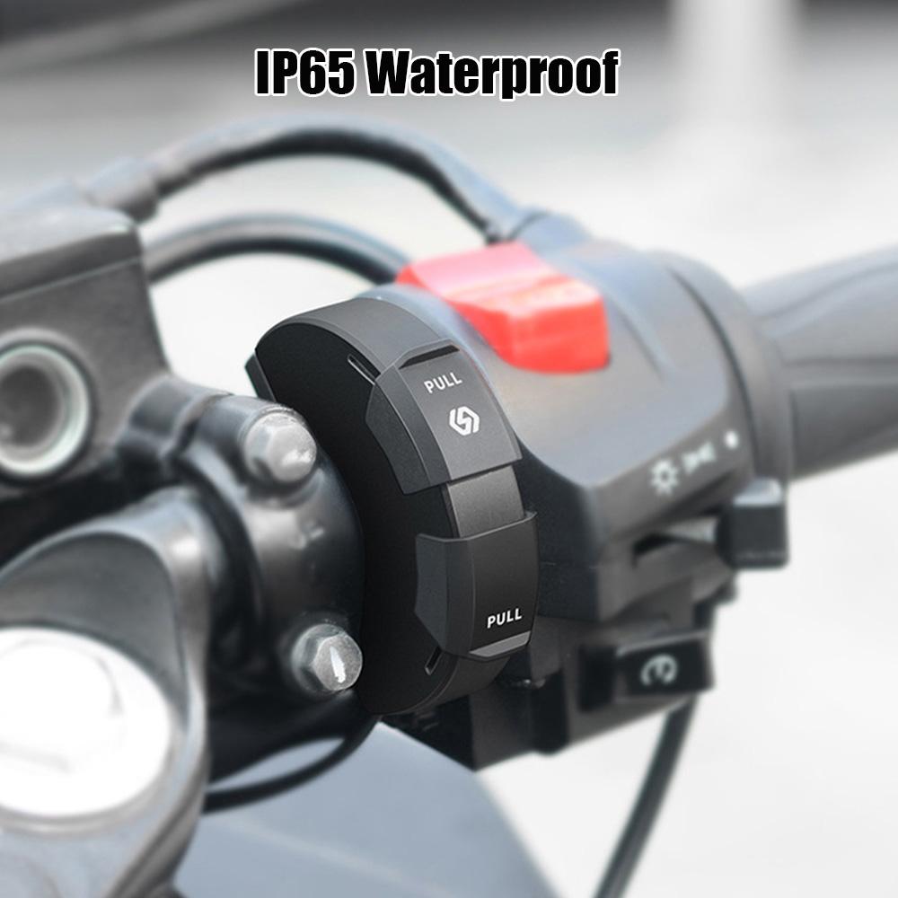 Cool Fashion Motorcycle USB Chargers 3.0 Type-C PD Socket For Cell Phone DVR GPS Quick Charging 12V 24V Dual Ports Power Adapter