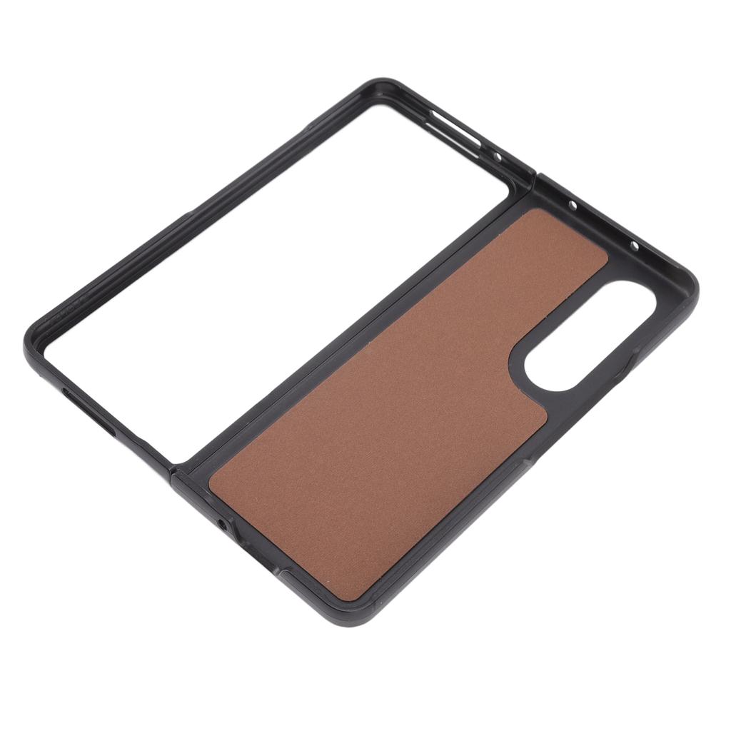 Klapphülle Kratzfest Stoßfest Synthetisches Leder Handyhülle für Galaxy Z FOLD 4