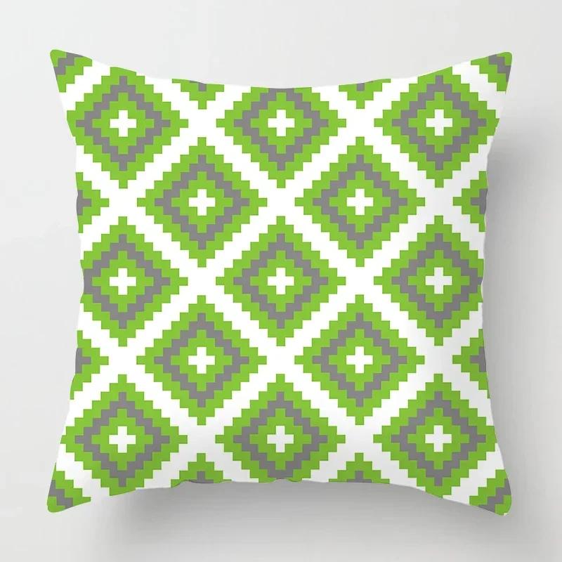 Heimwerker Wohnzimmer Sofa Ornament Kissenbezug Auto Kissenbezug Nordisch Grün Süß