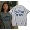 The Summer I Turned Pretty Cousins Beach T-Shirt Damen Harajuku Ärmel Freizeitkleidung Street Tops T-Shirts Ästhetische Kleidung