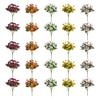 Faux Chrysanthemum Bundle UV Resistant Autumn Artificial Flowers Outdoor Realistic Faux Plants for Patio Porch Window Box Indoor Vase Decor