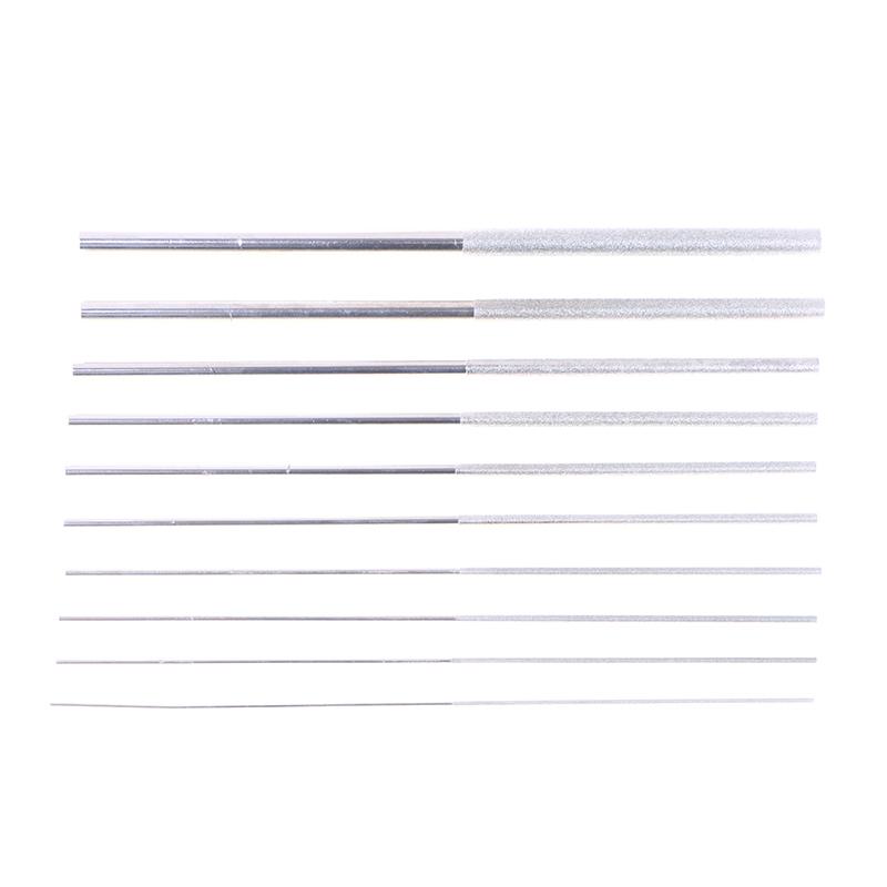 For Jade Alloy Guitar Strings Diy Assorted File Diamond Cylindrical File Dia 1/1.2/1.5/1.7/2.2/2.8/3.3/4/5/6Mm Grinding Tool