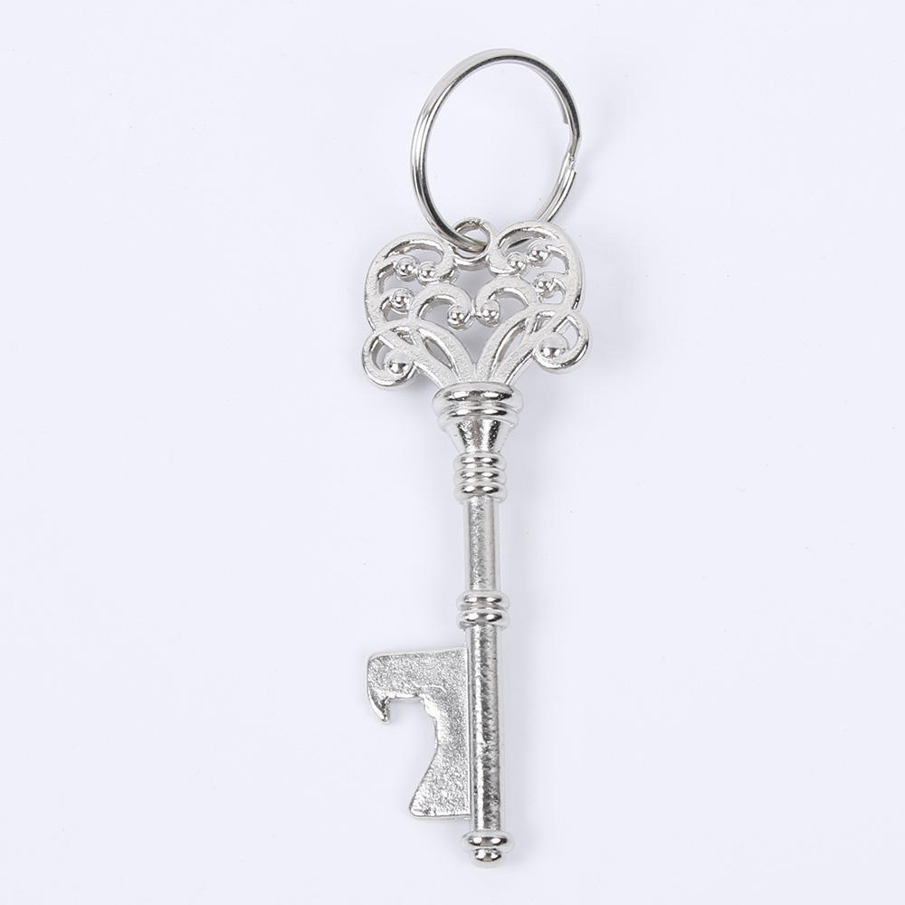 New 1Pc Creative Portable Vintage Key Shaped Portable Vintage Metal Key Shaped Keychain Beer Bottle Opener Keyring Bar Tools