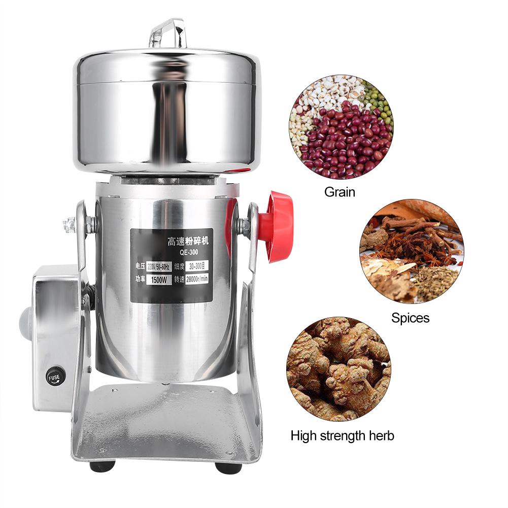 300g Multi Functional Food Grinder Powder Machine for Medicine Herb Beans Grain