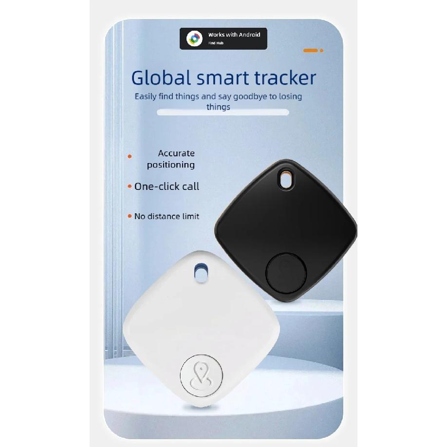 Bluetooth GPS Tracker for Bag Key Luggage Tracking Anti-Lost Device Android Google IOS Find My App Pet Kid Finder Locator