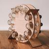 Christmas Tree Wooden Wine Rack Wine Holders Kitchen Assembled Display Stand Organizer Bar Storage Bar Wine Cabinet Accessories