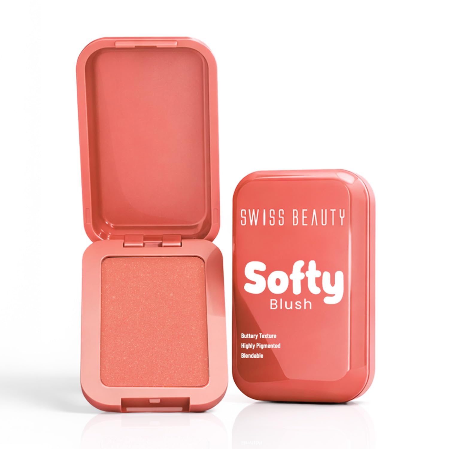 

Румяна Swiss Beauty Softy | Маслянистая текстура | Легко растушевываются | Высокопигментированные | Стойкие | Удобны для путешествий | 7 г, Оттенок - 3. персик